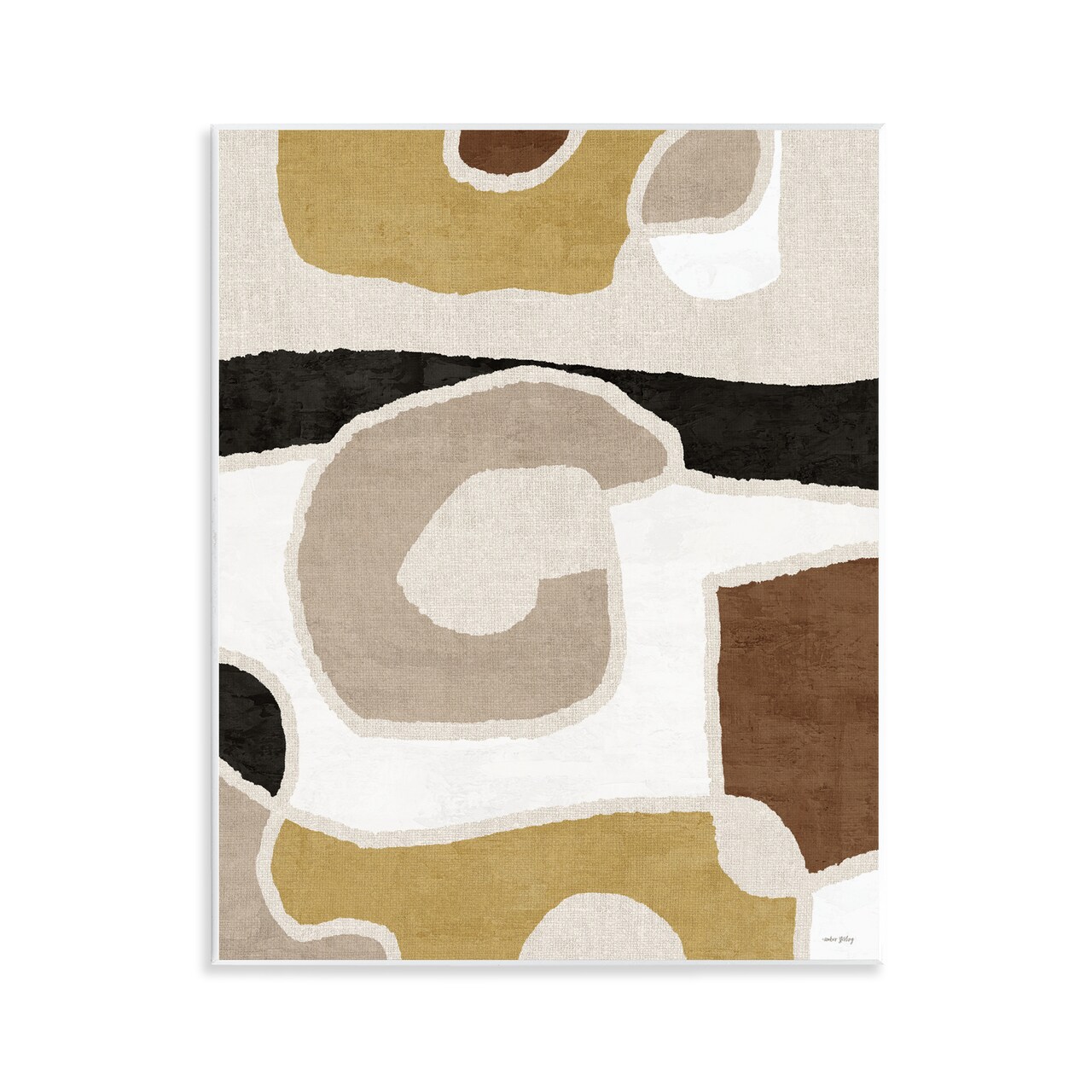 Stupell Industries Earthy Boho Geometrics Wall Plaque Design by Amber Sterling